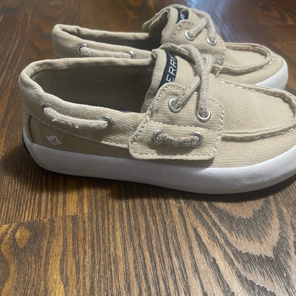 Boys Sperry Tan shoes size 9 toddler - Picture 5 of 5